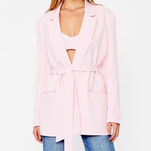 NWT Bardot Blazer with Tie Waist